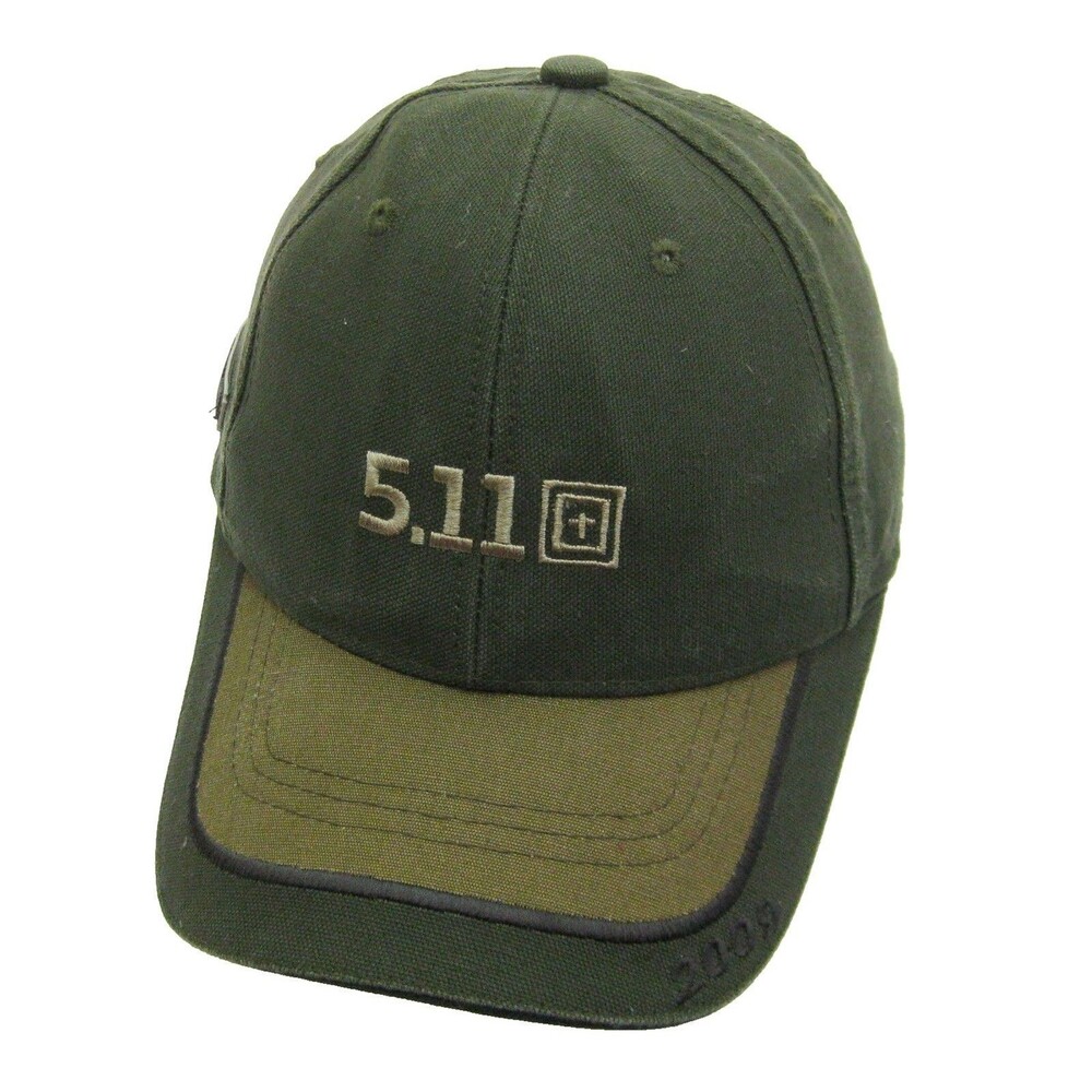 5.11 Tactical Series Baseball Cap Hat Green Adult Adjustable 100% Cotton Canvas